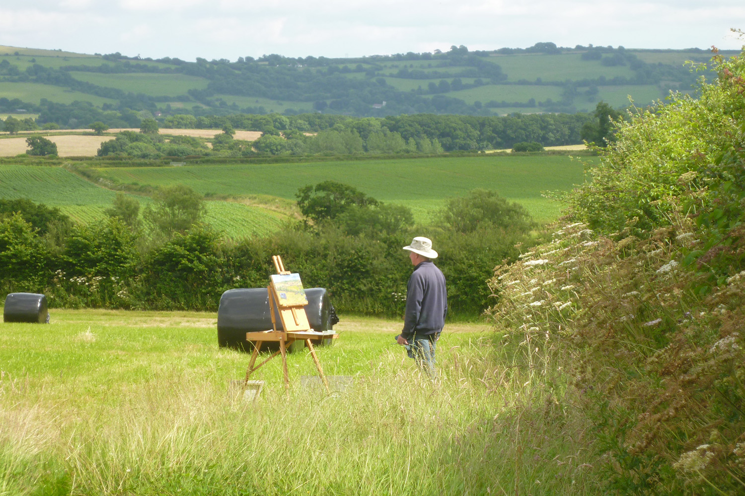 Painting at Haddon Copse